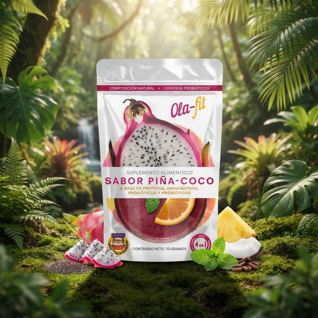 Ola-Fit Suplemento Alimenticio sabor Piña-Coco